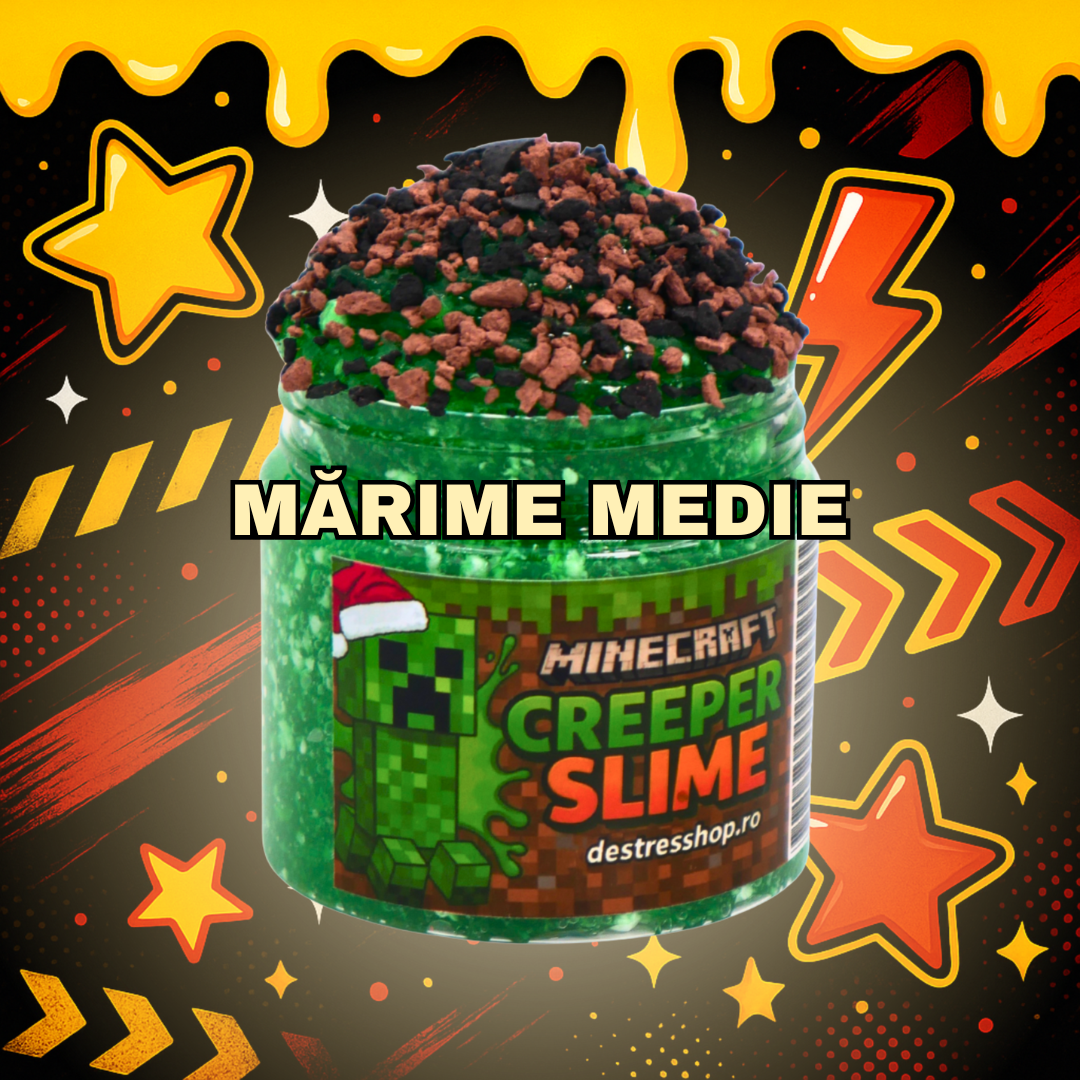 MINECRAFT CREEPER CRĂCIUN SLIME
